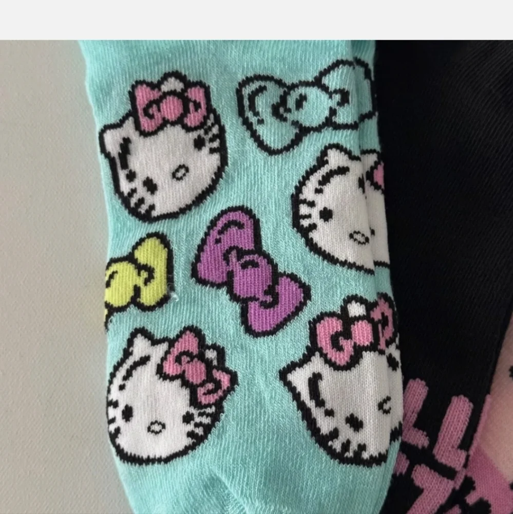 Hello Kitty Pink Gray Socks Accessories
